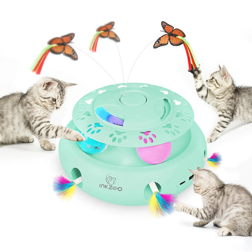 INKZOO Cat Toys, Interactive Cat Toys for Indoor Cats,  Smart