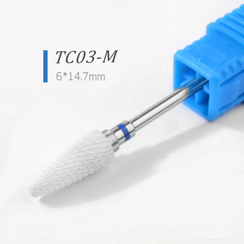 Ceramic Nail Drill Bits Milling Cutter Nail Files Grinding Head