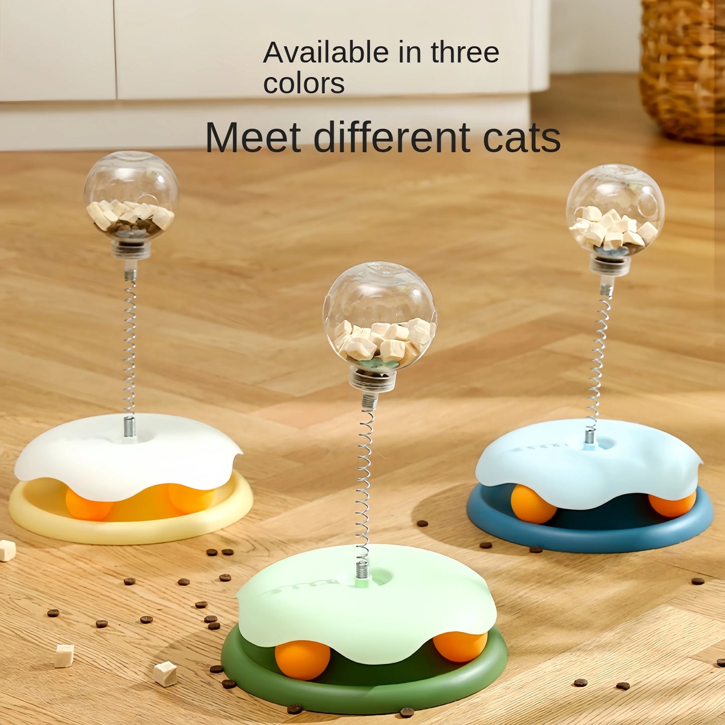 Cat Puzzle Food Leaking Ball Toy Cat Dog Interactive Treat Leaking Toy