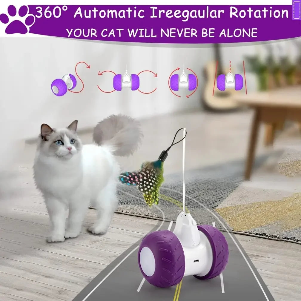 ATUBAN Automatic Cat Toys Interactive for Indoor Cats,Electric Robotic