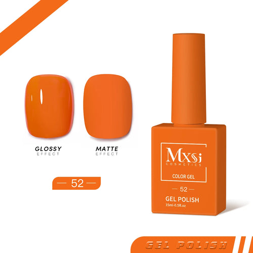 Mxsi 15ml Gel Nail Polish Neon Brown Royal Blue Red Green Pastal Nude