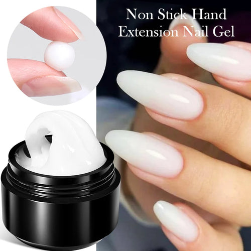 BORN PRETTY Jelly Nude Pink Non Stick Hand Solid Extension Nail Gel