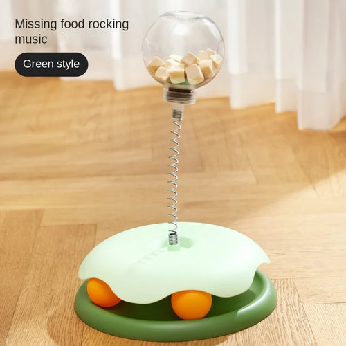 Cat Puzzle Food Leaking Ball Toy Cat Dog Interactive Treat Leaking Toy