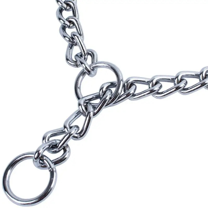 4 Size Stainless Steel Slip Chain Collar for Dog Adjustable Pet