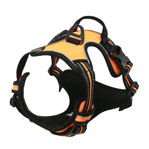 Pet Dog Harness Reflective Adjustable Breathable Vest Chest Strap for