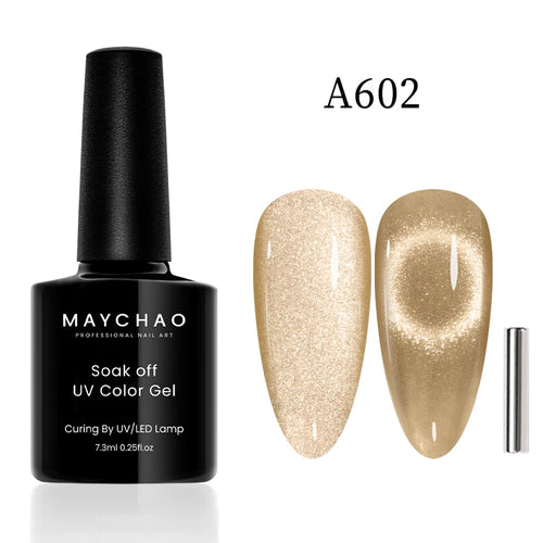 MAYCHAO 12ML Cat Eye Gel Nail Polish With Magnet Soak off UV