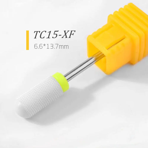 Ceramic Nail Drill Bits Milling Cutter Nail Files Grinding Head