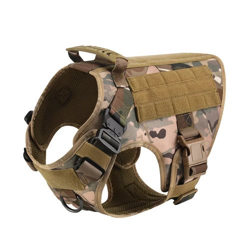 Military Large Dog Harness Pet German Shepherd K9 Malinois Training