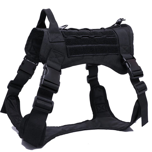 Tactical Dog Harness Leash Collar for Medium Large Dogs Military Pet