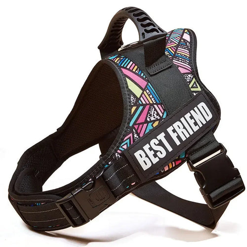 Personalised No Pull Dog Harness with Custom Name and Phone Number