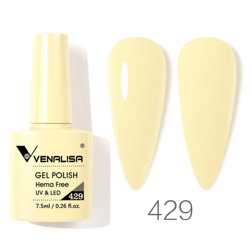 Venalisa Nail Gel Polish 7.5ml HEMA FREE Soak Off UV LED Gel Varnish