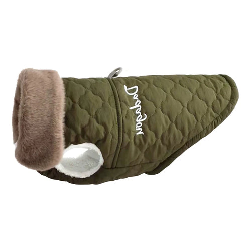 Warm Fleece Dog Jacket Vest Winter Dog Clothes Puppy Cats French