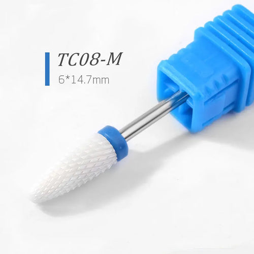 Ceramic Nail Drill Bits Milling Cutter Nail Files Grinding Head