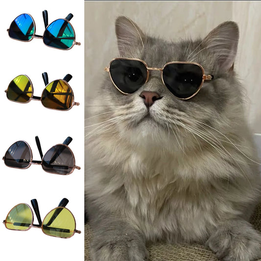 Photo Decoration Cat Dog Sunglasses for Small Dogs Gatto Kitten