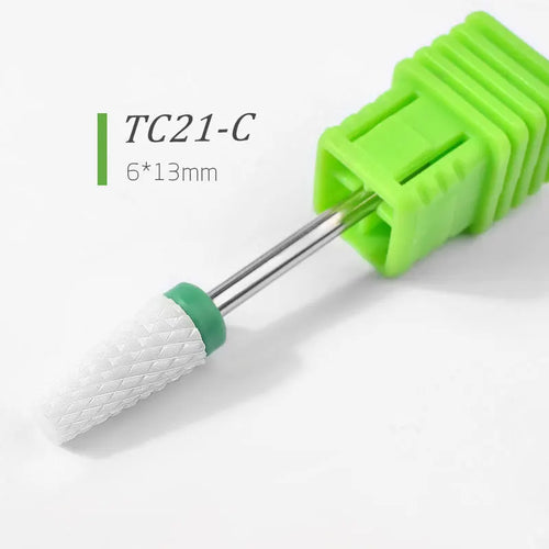 Ceramic Nail Drill Bits Milling Cutter Nail Files Grinding Head