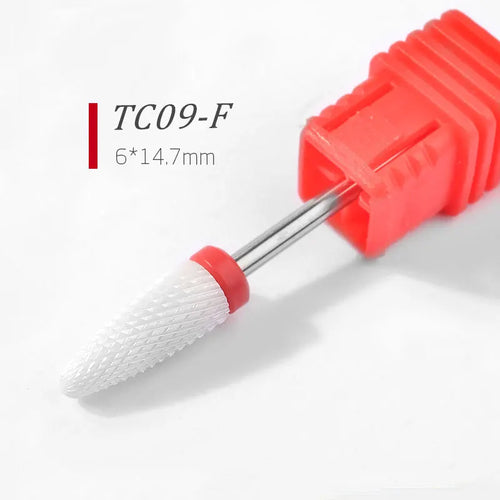 Ceramic Nail Drill Bits Milling Cutter Nail Files Grinding Head