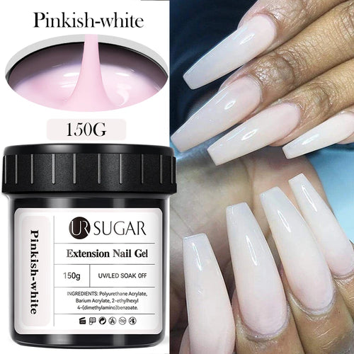 UR SUGAR 150g Building Nail Gel 18 Colors Nail Extension Gel Kit Nude