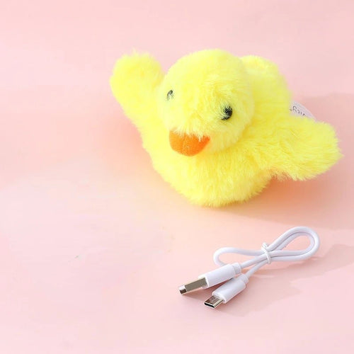 Flapping Duck Cat Toys Interactive Electric Bird Toys Washable Cat