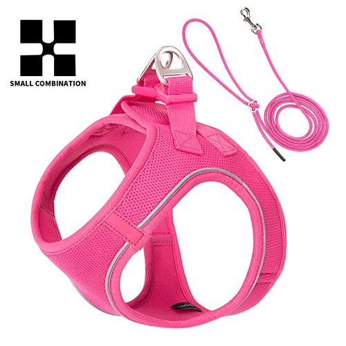 Dog Harness Leash Set for small medium dog Adjustable Reflective Puppy