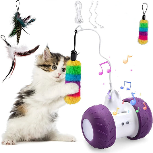 ATUBAN Automatic Cat Toys Interactive for Indoor Cats,Electric Robotic