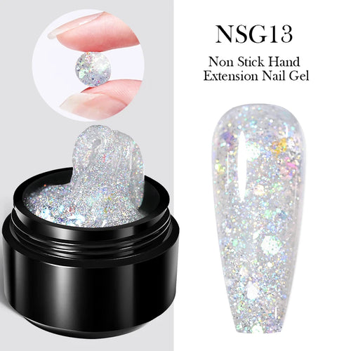 BORN PRETTY 15ml Clear Non Stick Hand Extension Gel Nail Polish for 3D