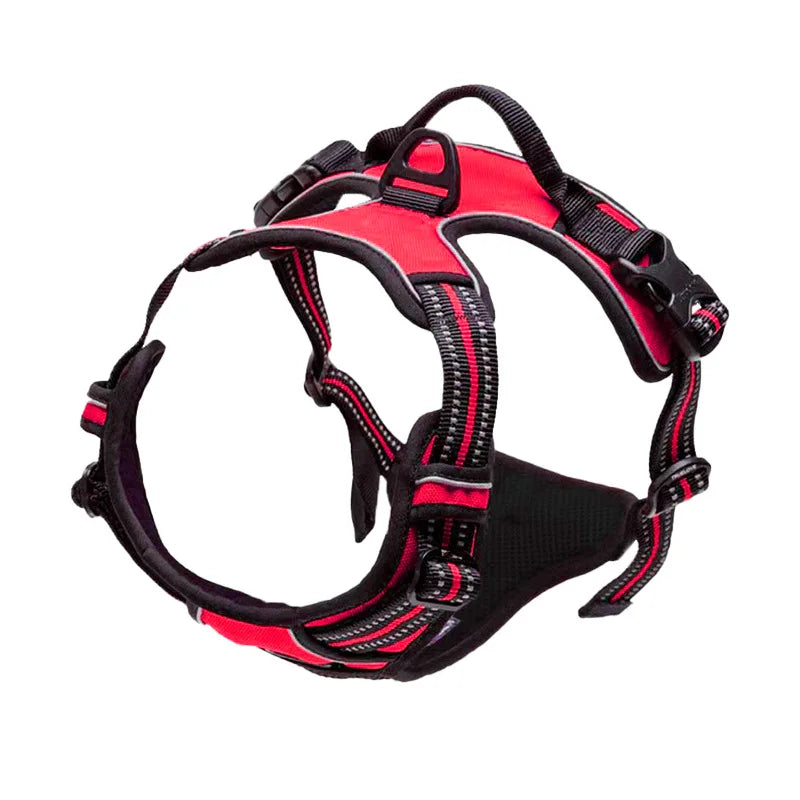 Pet Dog Harness Reflective Adjustable Breathable Vest Chest Strap for