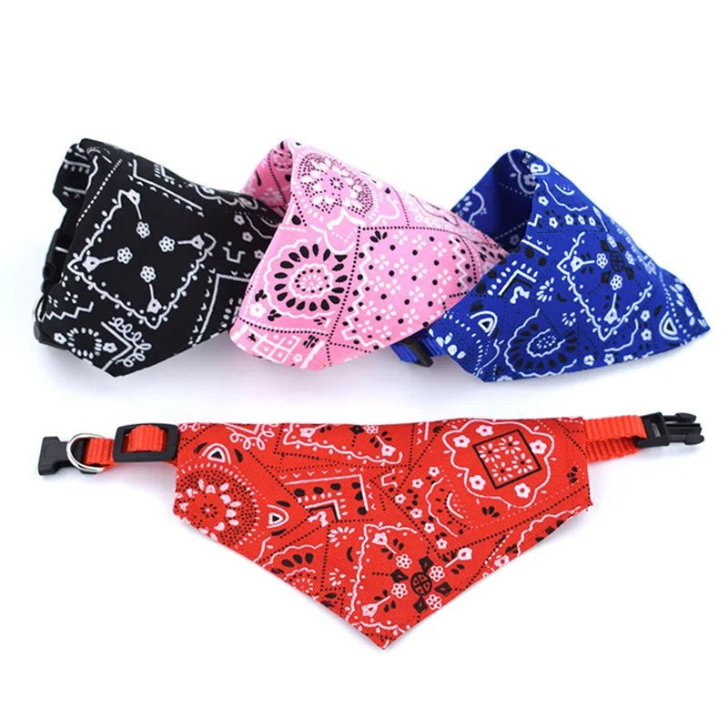 Pet Dog Neck Scarf Puppy Cat Dog Collar Bandana Collar Scarf with