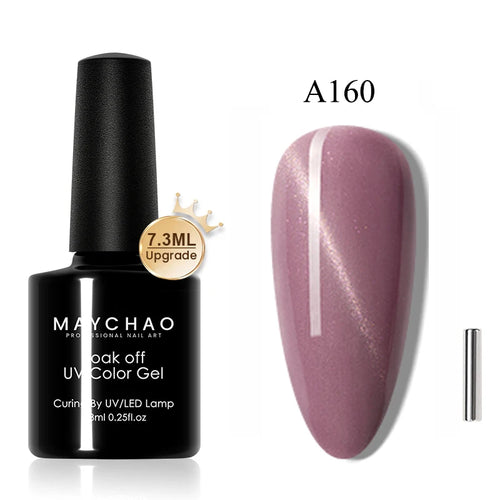 MAYCHAO 12ML Cat Eye Gel Nail Polish With Magnet Soak off UV