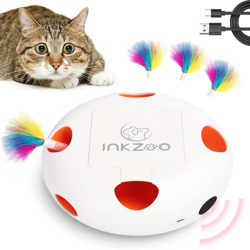 INKZOO Cat Toys, Interactive Cat Toys for Indoor Cats,  Smart