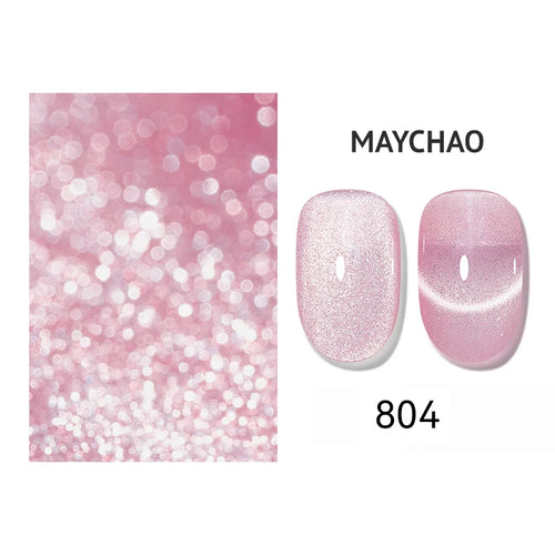 MAYCHAO 12ML Cat Eye Gel Nail Polish With Magnet Soak off UV