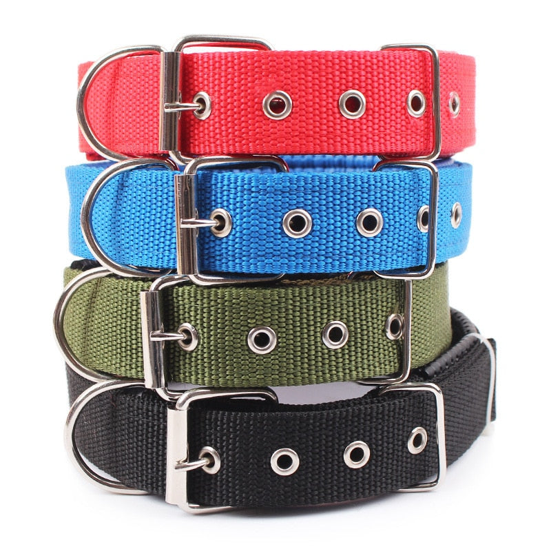 Nylon Pitbull Dog Collar | Large Dog Harness Collar | Dog Harness