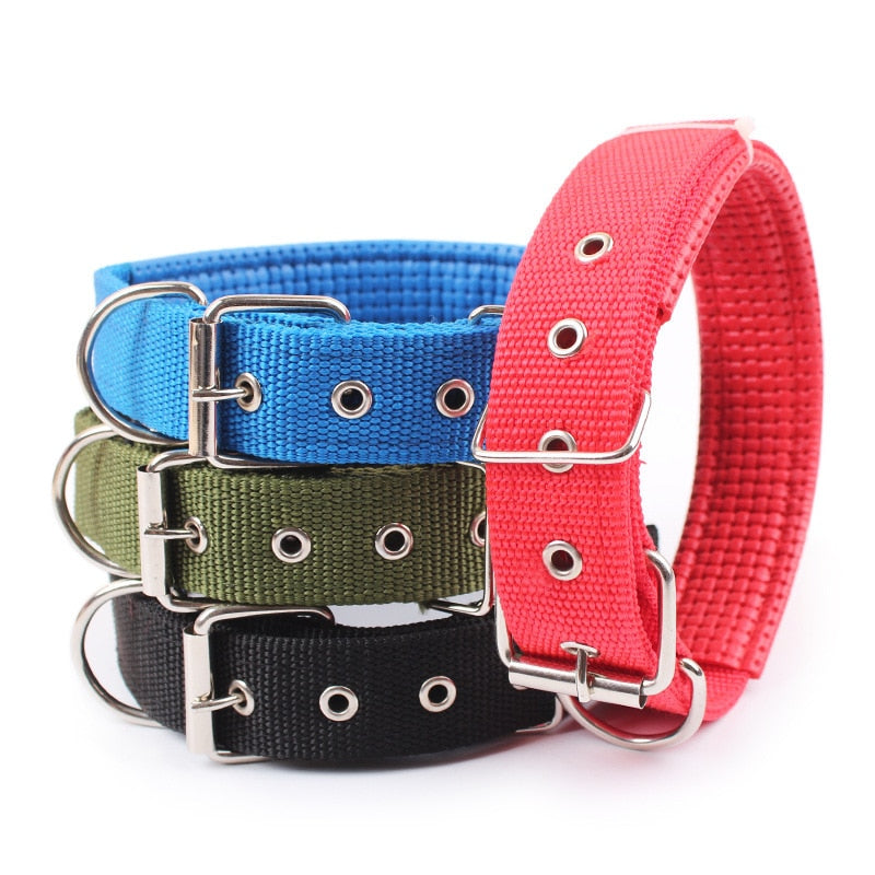 Nylon Pitbull Dog Collar | Large Dog Harness Collar | Dog Harness