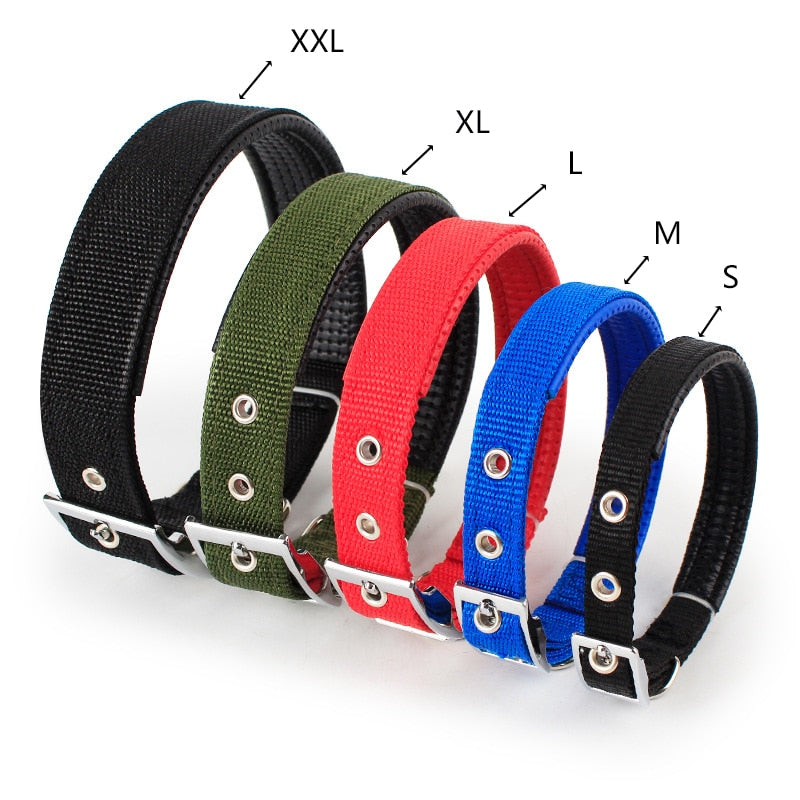 Nylon Pitbull Dog Collar | Large Dog Harness Collar | Dog Harness