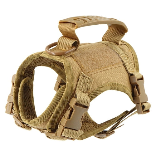 Tactical Cat Harness For Small Dog Adjustable Kitten K9 Vest With