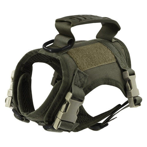 Tactical Cat Harness For Small Dog Adjustable Kitten K9 Vest With