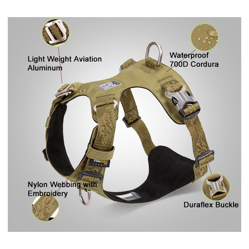 Truelove Dog Light Weight Harness Adjustable Outdoor Pet Medium Small