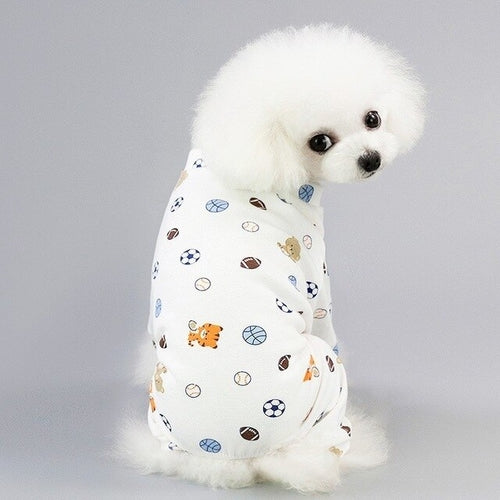 Warm Dogs Pajamas For Small Pet Dog Cat Clothes