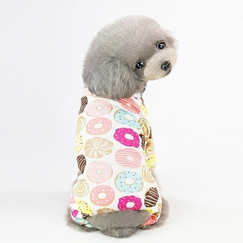 Warm Dogs Pajamas For Small Pet Dog Cat Clothes