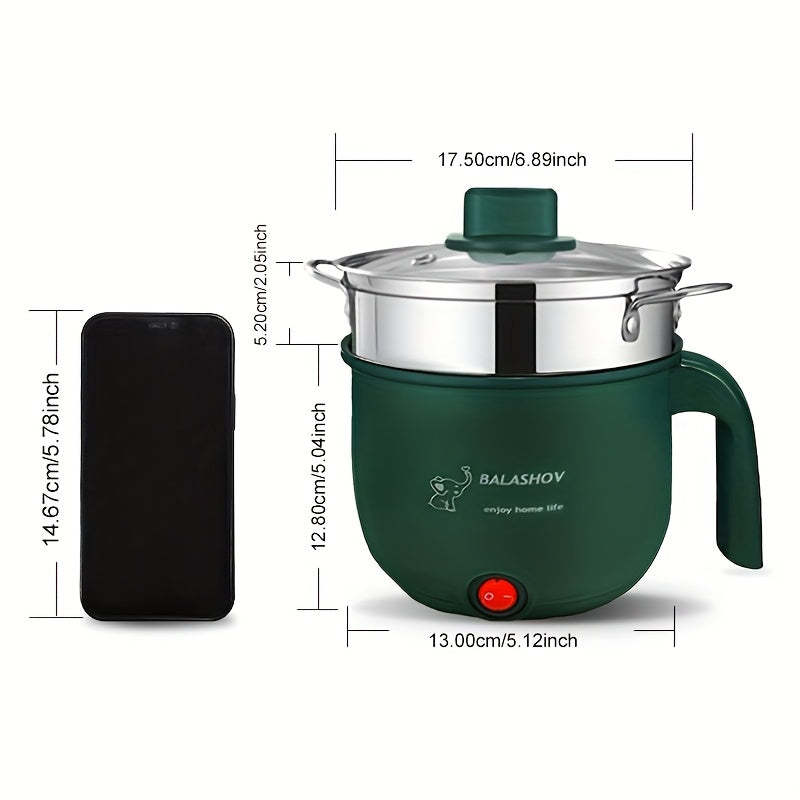 Compact EU Plug Mini Electric Hot Pot  Skillet