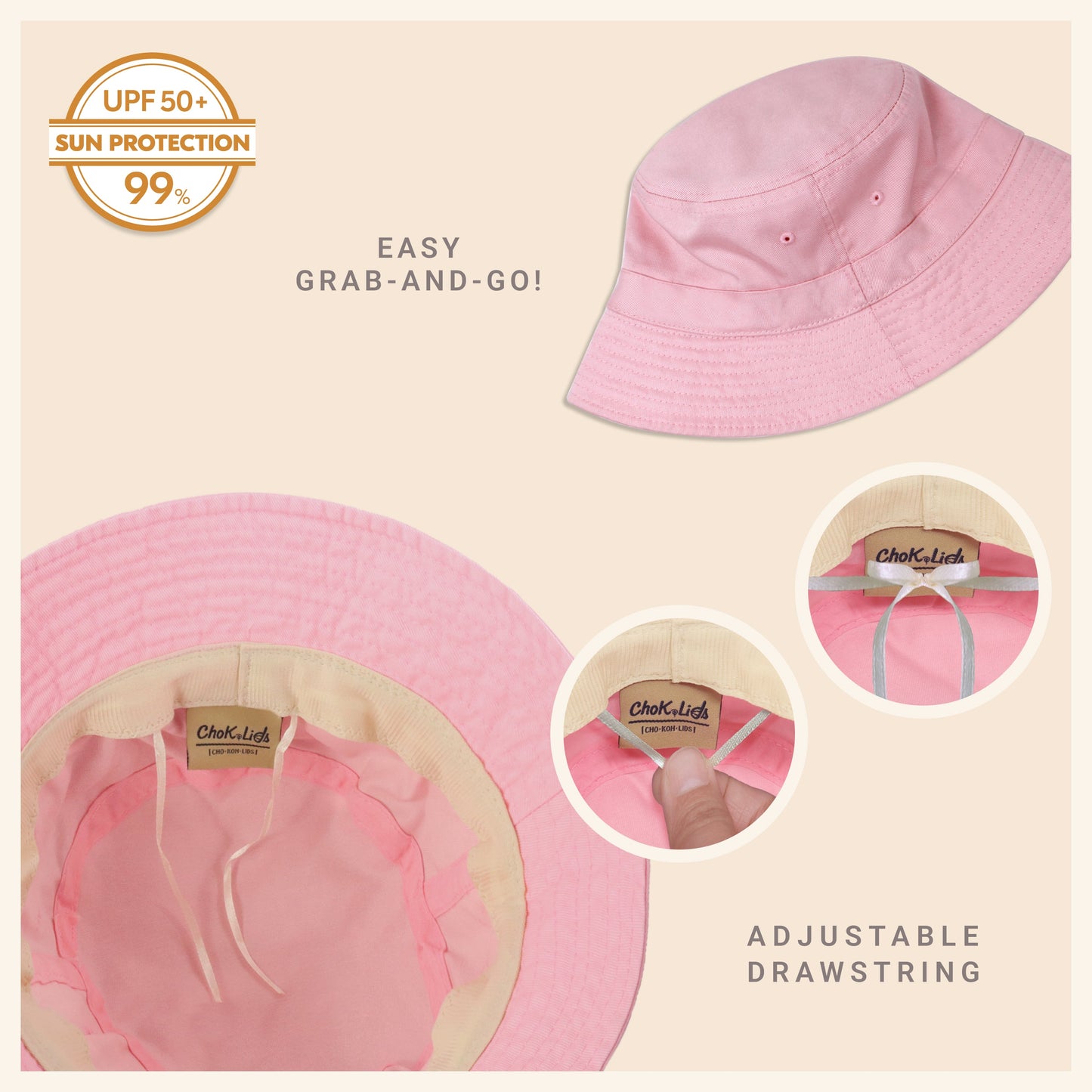 Classic Washed Cotton Bucket Hat