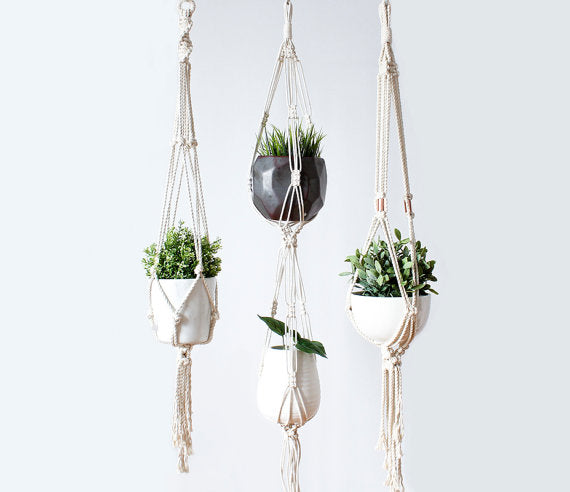 Plant Hanger, Macrame Plant Holder