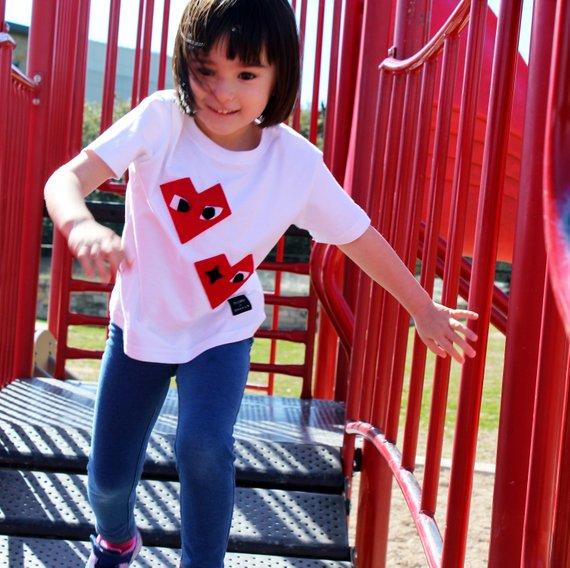 Kids T-shirt - I Heart - mi cielo x Donald Robertson - White