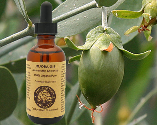 100% Pure Organic Virgin Jojoba Oil. Natural