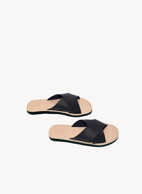 Men's Criss Cross Leather Sandal