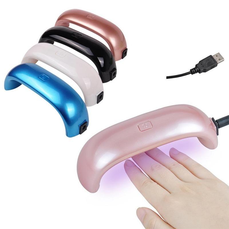 Portable USB Charged 9W Mini Manicure Lamp Nail Gel Polish Quick Dryer